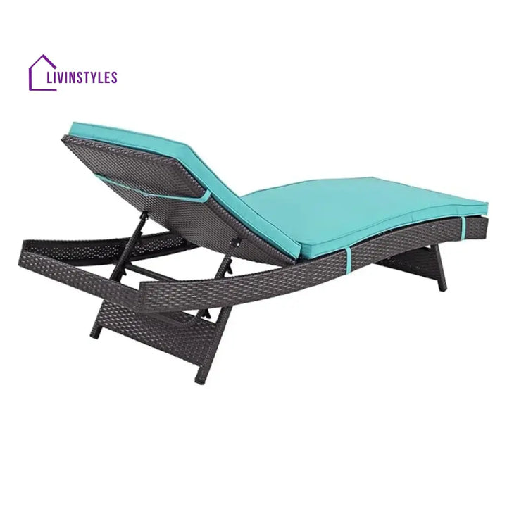 Aleida Outdoor Rattan Wicker Chaise Lounger For Poolside - Lounger Set