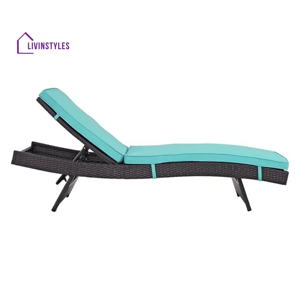 Aleida Outdoor Rattan Wicker Chaise Lounger For Poolside - Lounger Set