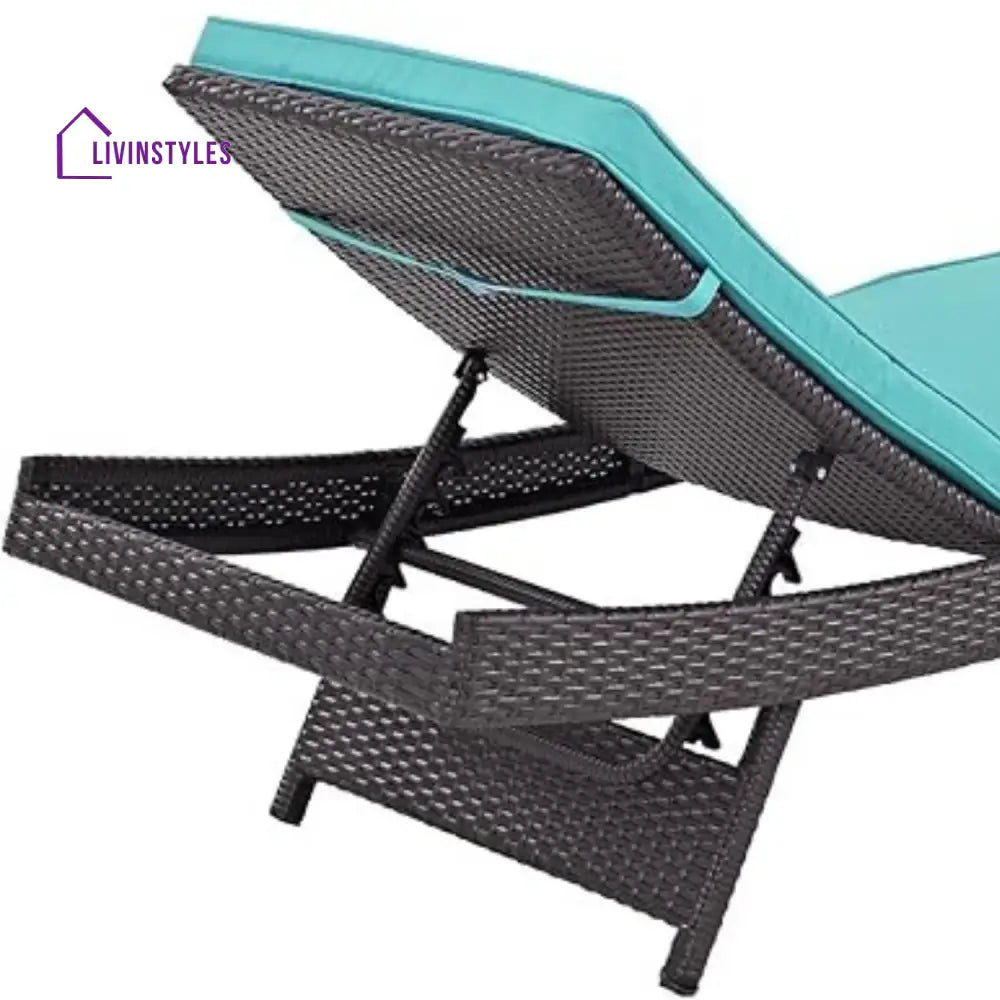 Aleida Outdoor Rattan Wicker Chaise Lounger For Poolside - Lounger Set