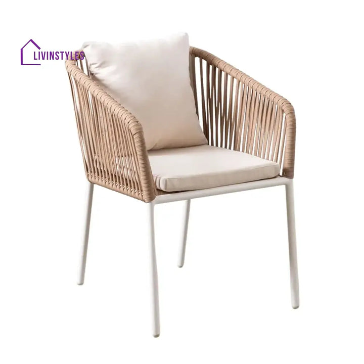 Alejandra 5-Piece Outdoor Patio Dining Set With Rattan Chairs & Glass-Top Table - Dining Set
