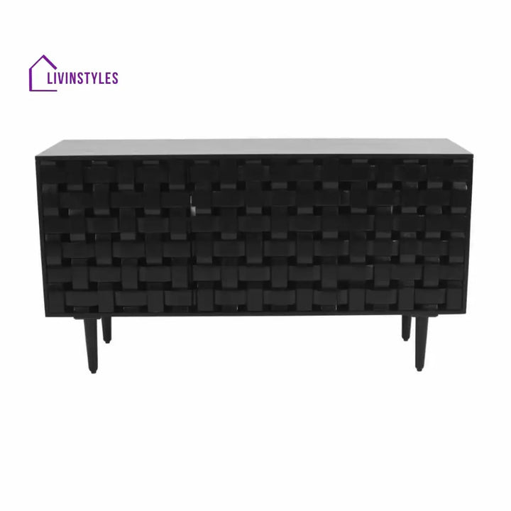 Alejandra Woven Wooden 60’’ Sideboard Sideboards