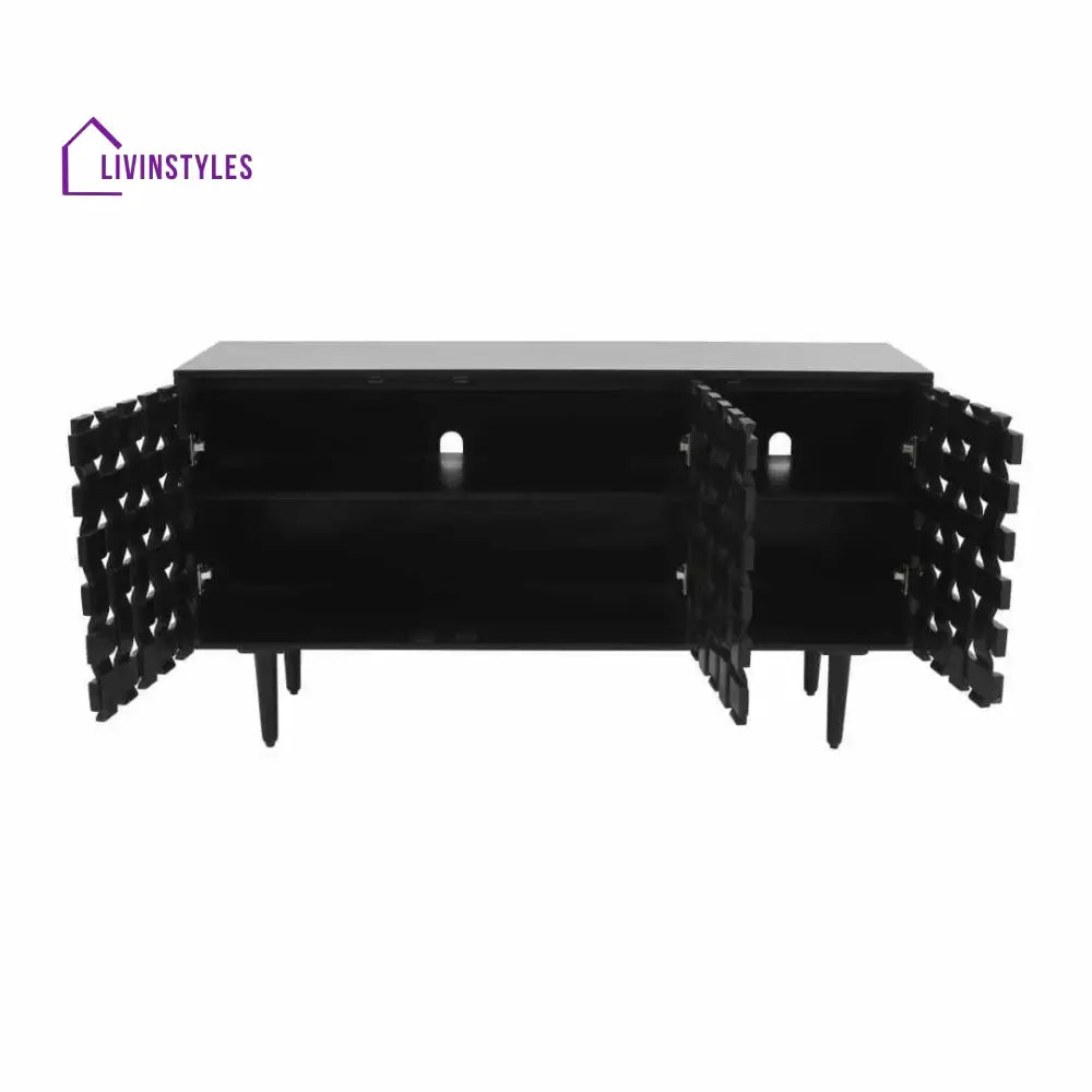 Alejandra Woven Wooden 60’’ Sideboard Sideboards