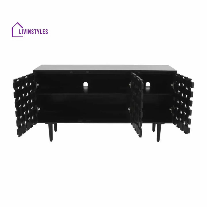 Alejandra Woven Wooden 60’’ Sideboard Sideboards