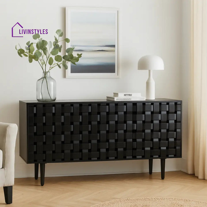 Alejandra Woven Wooden 60’’ Sideboard Sideboards