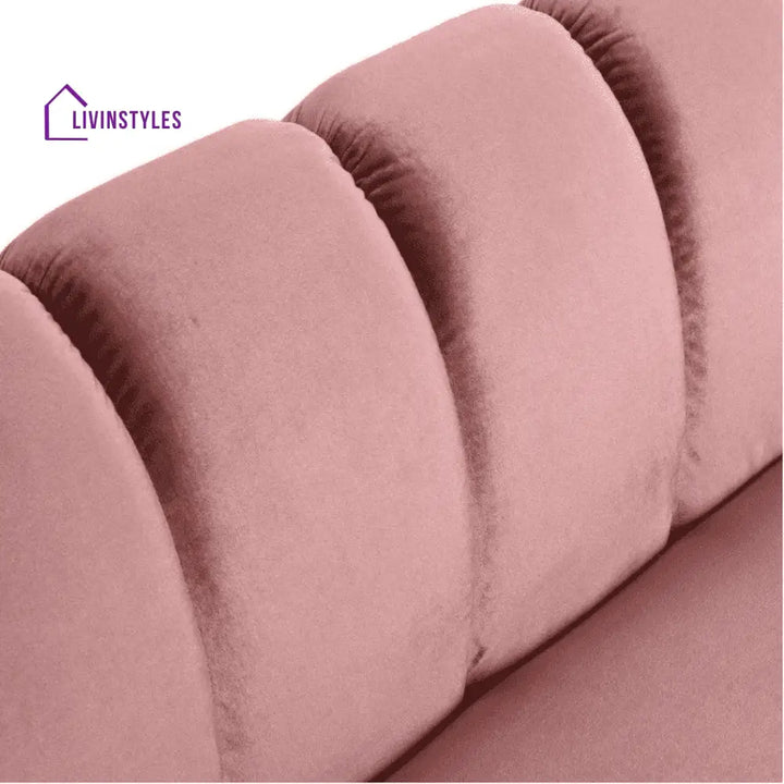 Alevtina 3 Seater Sofa in Green colour for Living Room