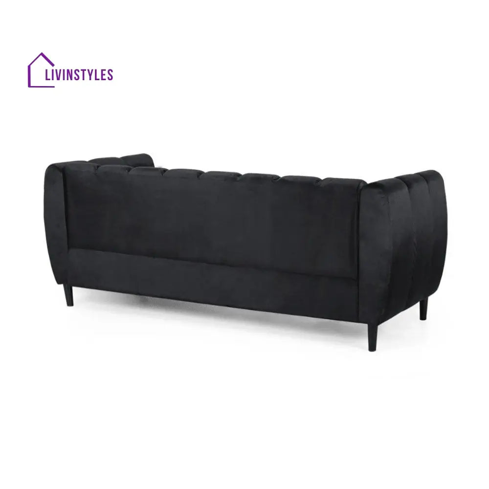 Alevtina 3 Seater Sofa in Green colour for Living Room