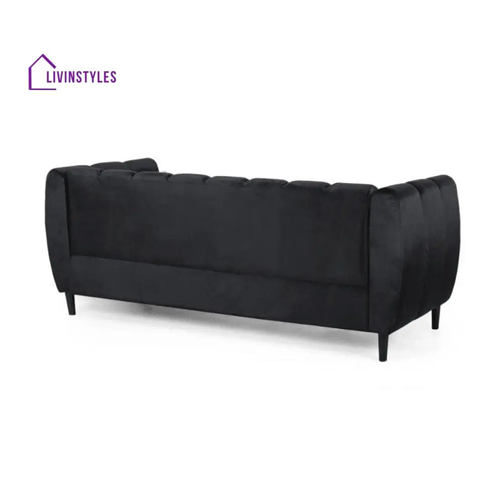 Alevtina 3 Seater Sofa in Green colour for Living Room