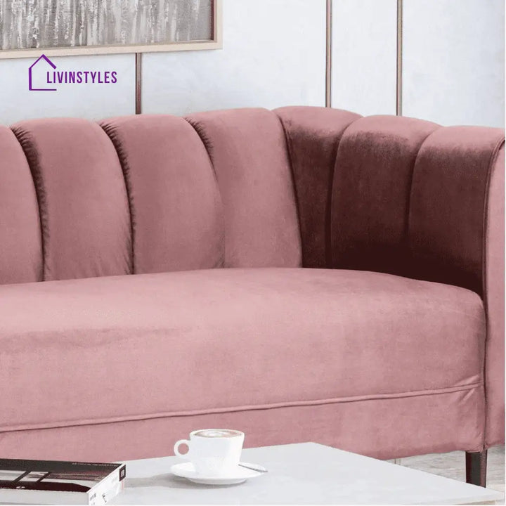 Alevtina 3 Seater Sofa in Green colour for Living Room