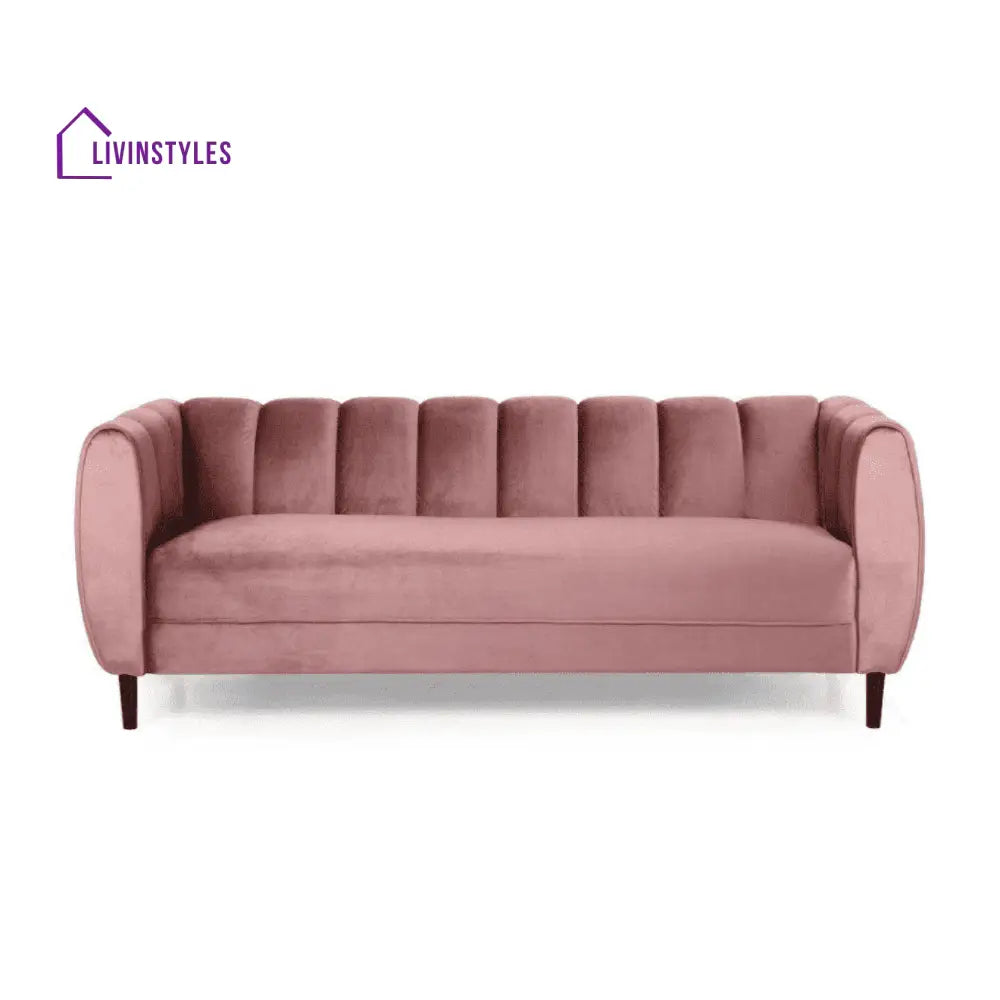 Alevtina 3 Seater Sofa in Green colour for Living Room