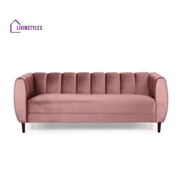 Alevtina 3 Seater Sofa in Green colour for Living Room