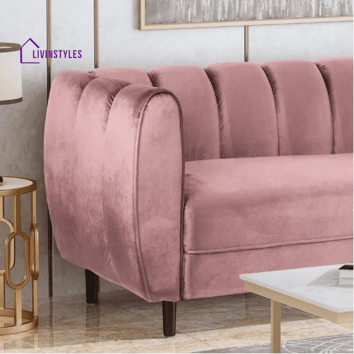 Alevtina 3 Seater Sofa in Green colour for Living Room