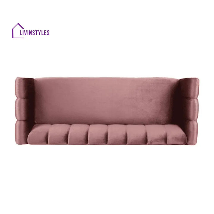 Alevtina 3 Seater Sofa in Green colour for Living Room