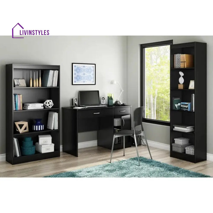 Alevtina Black Study Table for Students
