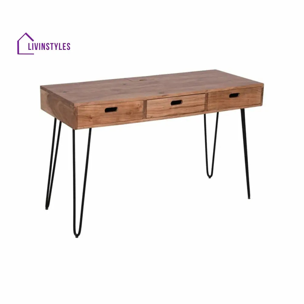 Alevtina Solid Wood Study Table for Students
