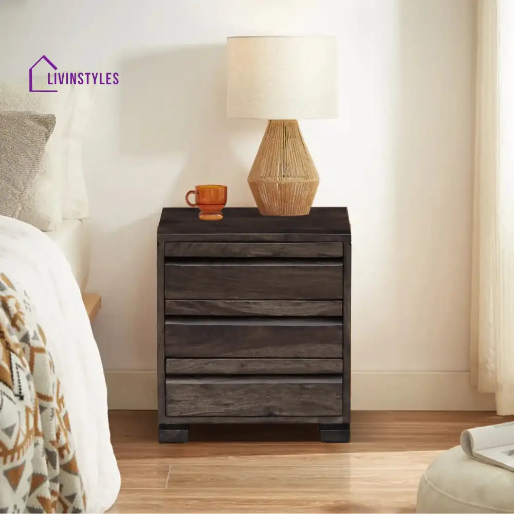 Moscow Traditional Bedside Table with Drawer Walnut Bedroom Furniture Sets