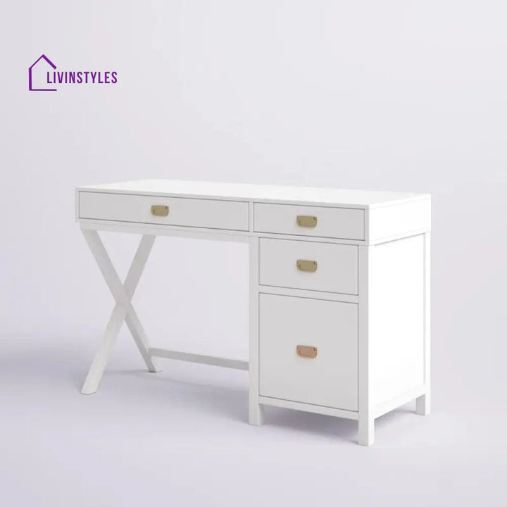 Alexei Solid Mango Wood Study Table for Students