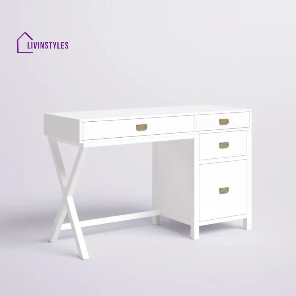 Alexei Solid Mango Wood Study Table for Students
