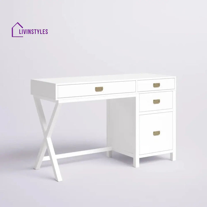 Alexei Solid Mango Wood Study Table for Students
