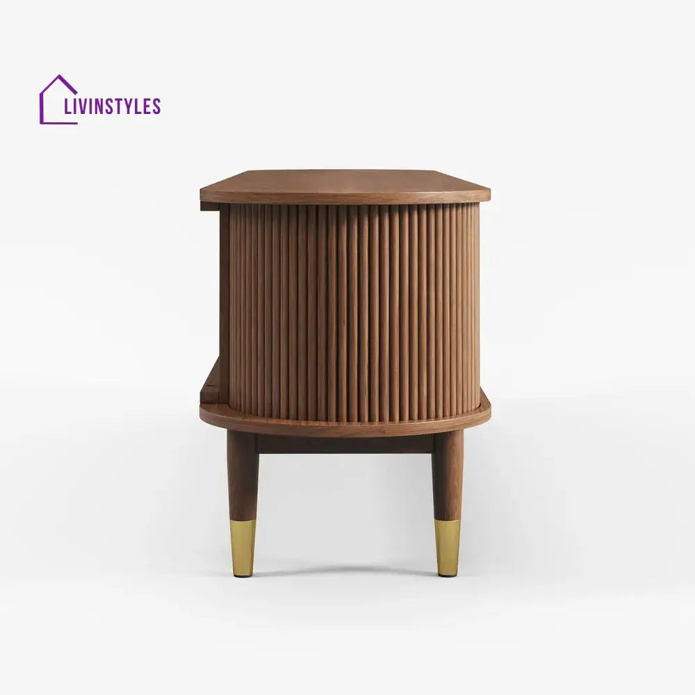 Alexis Solid Sheesham Wood Tv Unit | Console for Living Room
