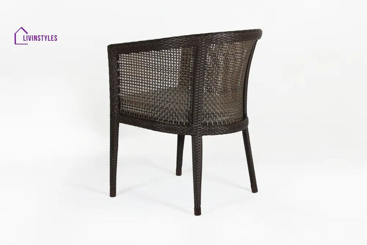 Alhad Outdoor Patio Seating Set 2 Chairs and 1 Table Set (Brown) - Coffee Table Sets