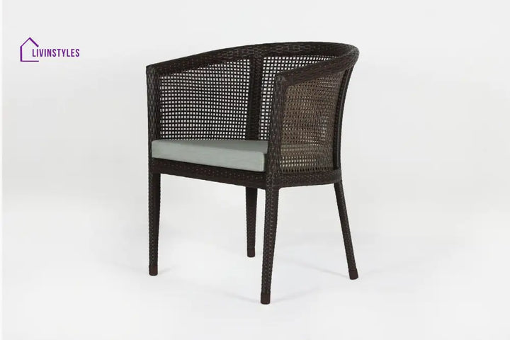 Alhad Outdoor Patio Seating Set 2 Chairs and 1 Table Set (Brown) - Coffee Table Sets