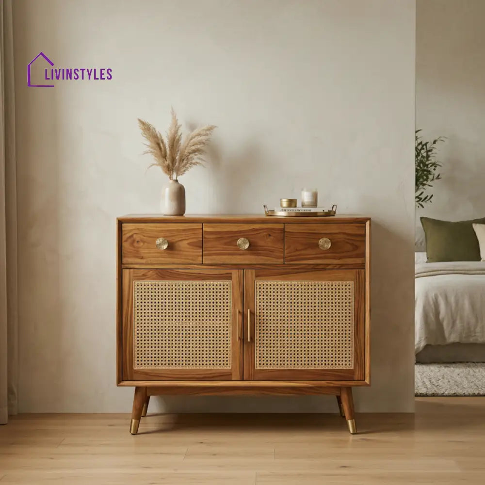 Alice Solid Sheesham Wood Chest Of Drawers for Living Room | Bedroom