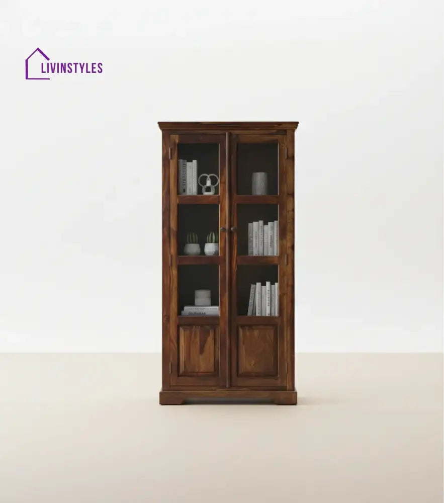 Alicia Solid Wood Bookshelf Study Table