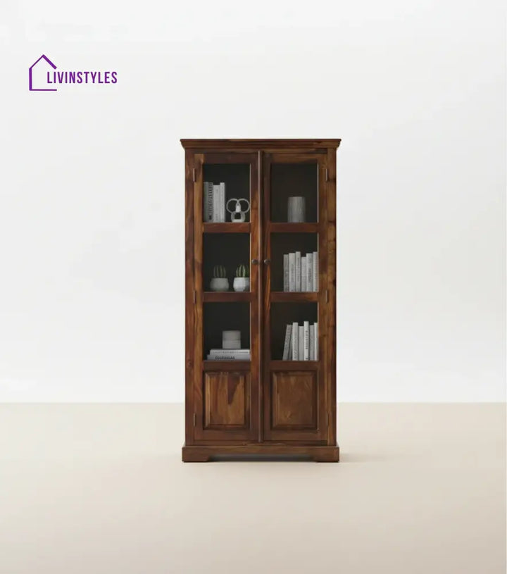 Alicia Solid Wood Bookshelf Study Table