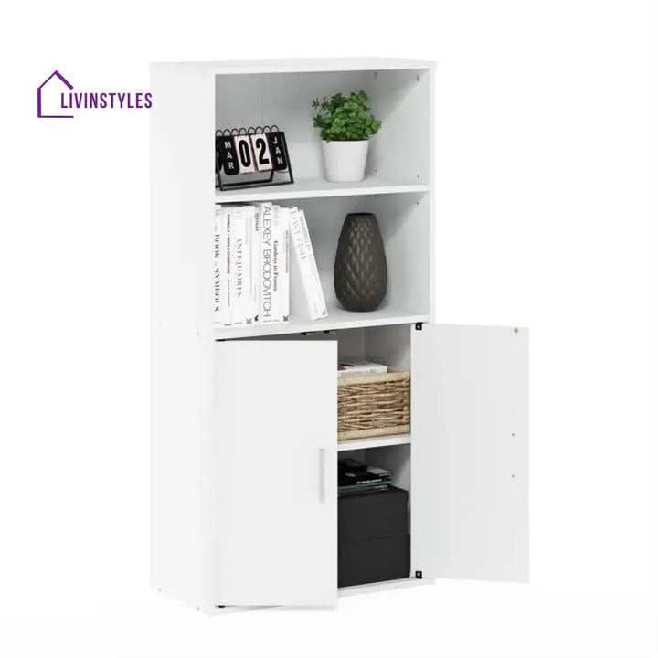 Alina Engineered Wood Bookshelves | Bookshelf for Living Room | Bedroom | Drawing Room | Study Room