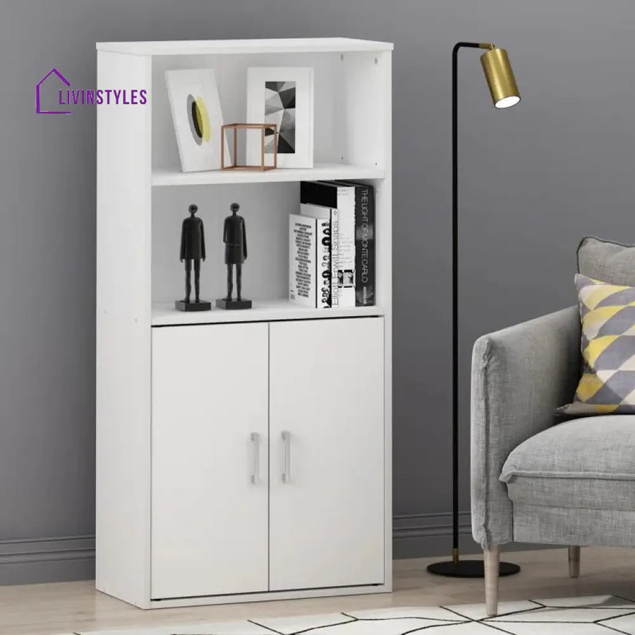Alina Engineered Wood Bookshelves | Bookshelf for Living Room | Bedroom | Drawing Room | Study Room