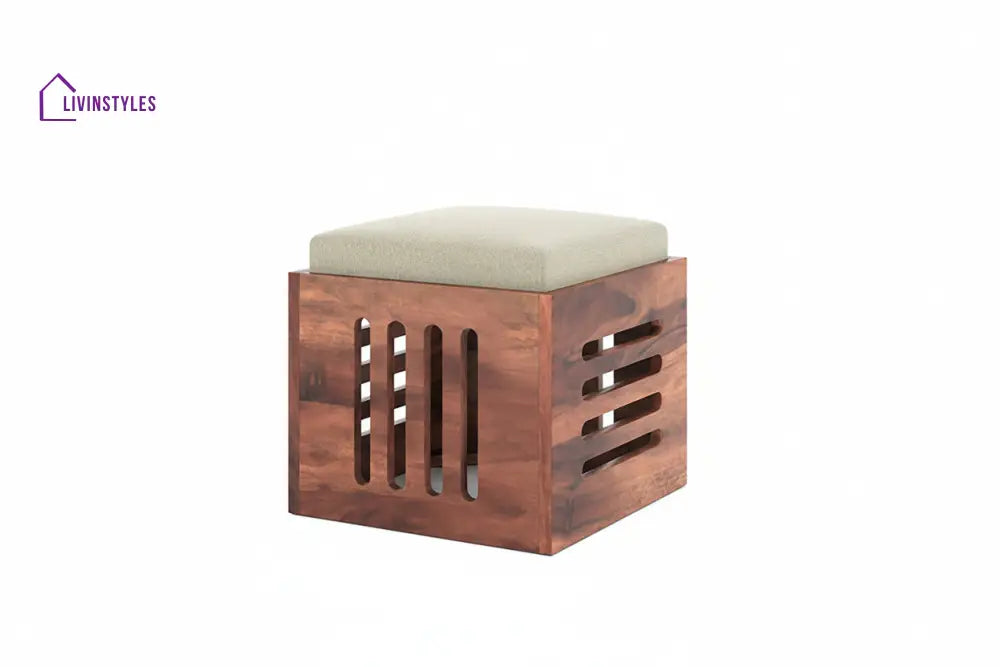 Alina Sheesham Wood Coffee Table with Four stools