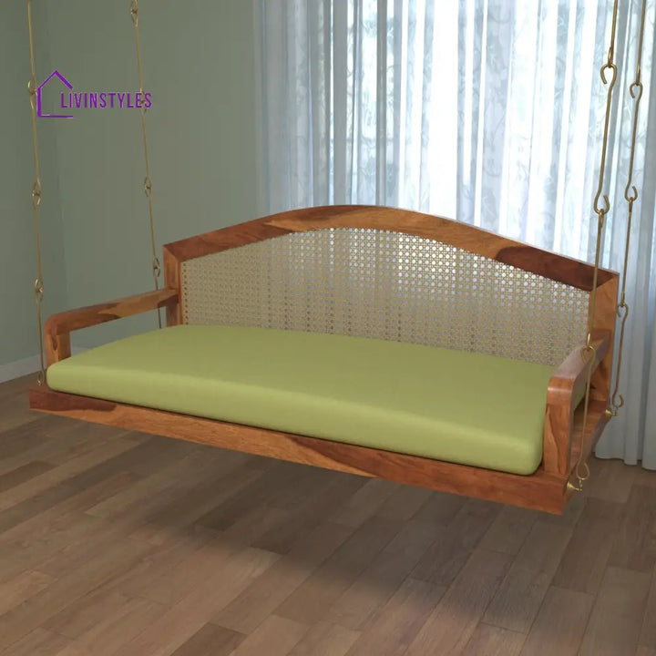 Alina Vintage Style Wooden Glance Handmade Swing for Home Swing