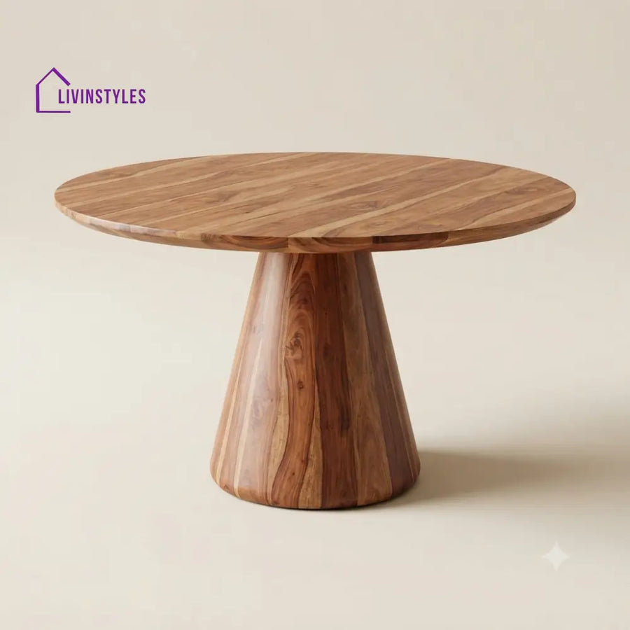 Alina Wooden Round Dining Table