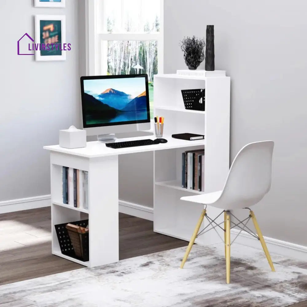 Alisa White Study Table for Students