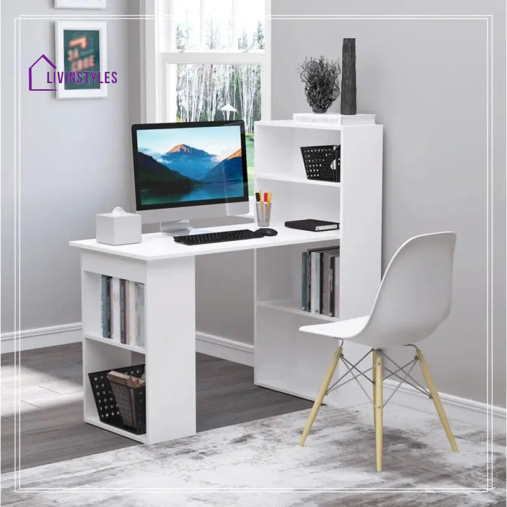 Alisa White Study Table for Students