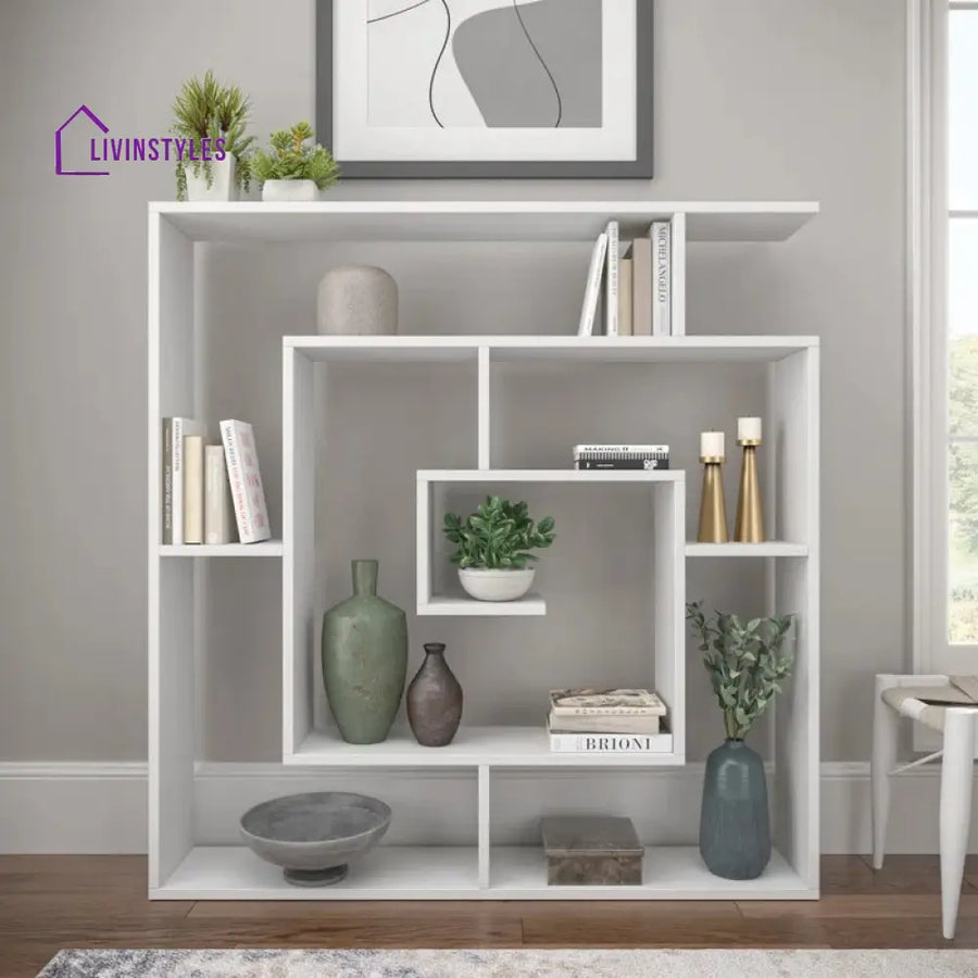 Alla Engineered Wood Bookshelves | Bookshelf for Living Room | Bedroom | Drawing Room | Study Room