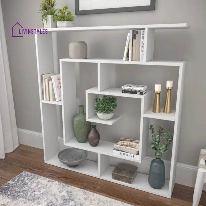 Alla Engineered Wood Bookshelves | Bookshelf for Living Room | Bedroom | Drawing Room | Study Room
