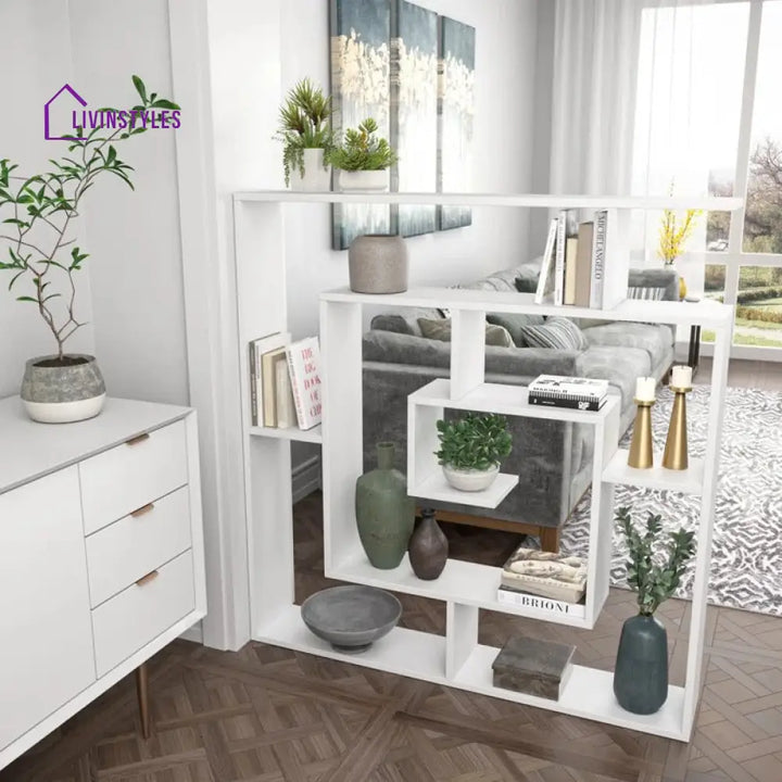 Alla Engineered Wood Bookshelves | Bookshelf for Living Room | Bedroom | Drawing Room | Study Room