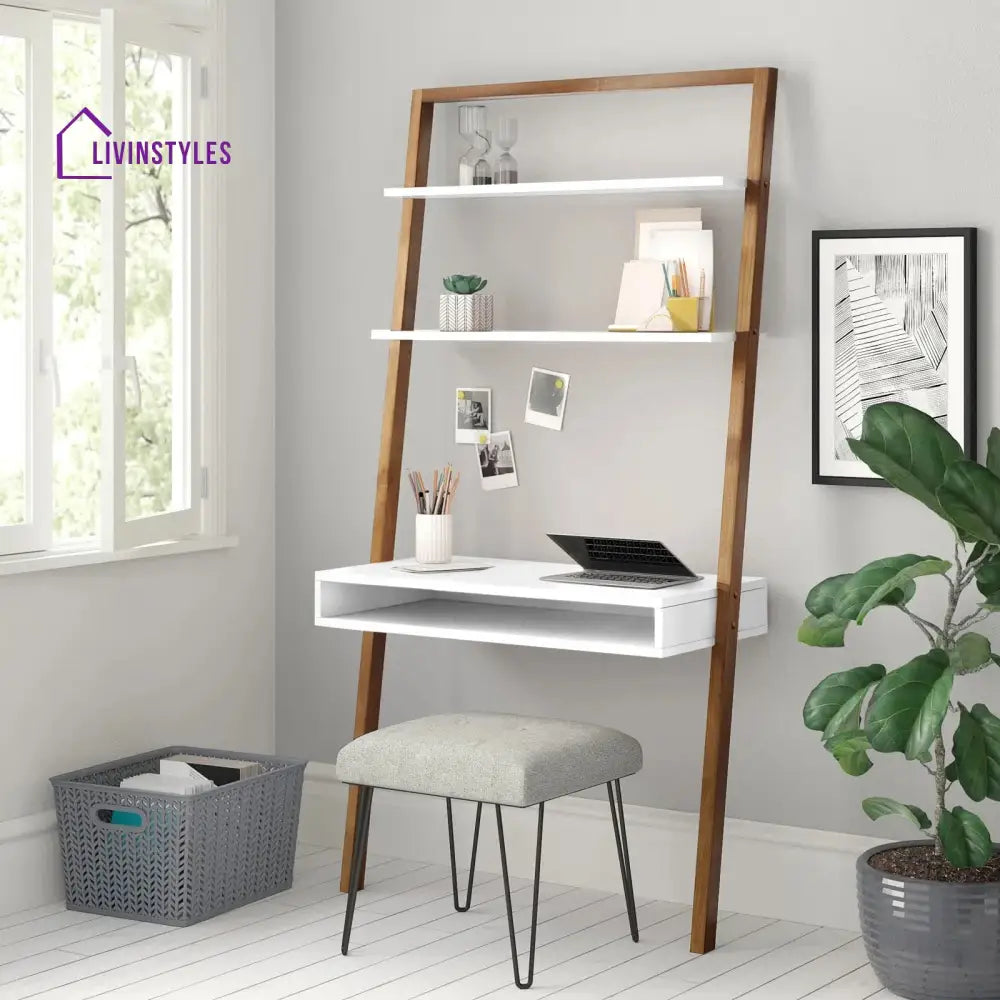 Alla Solid Sheesham Wood Study Table for Students