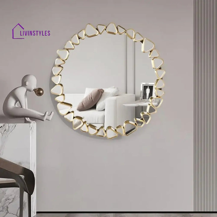 Allison Metal Wall Mirror