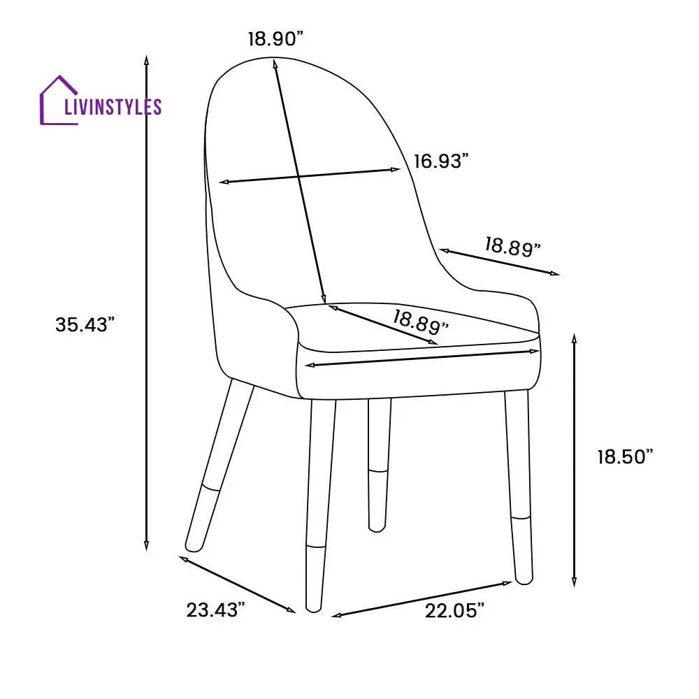 Allison Stainless Steel Dining Table Set with Marble Top | 6 Seater Dining Table Set