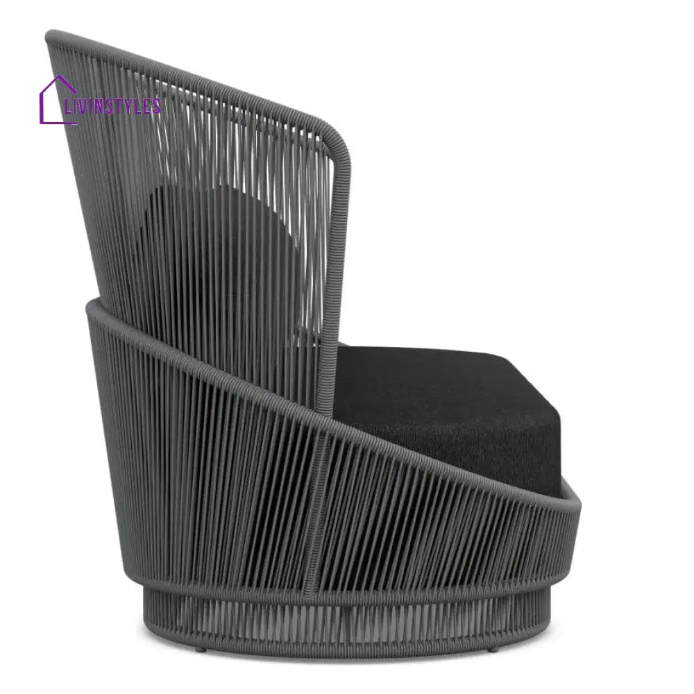 Allure 5 Seater Rope And Metal Outdoor Sofa