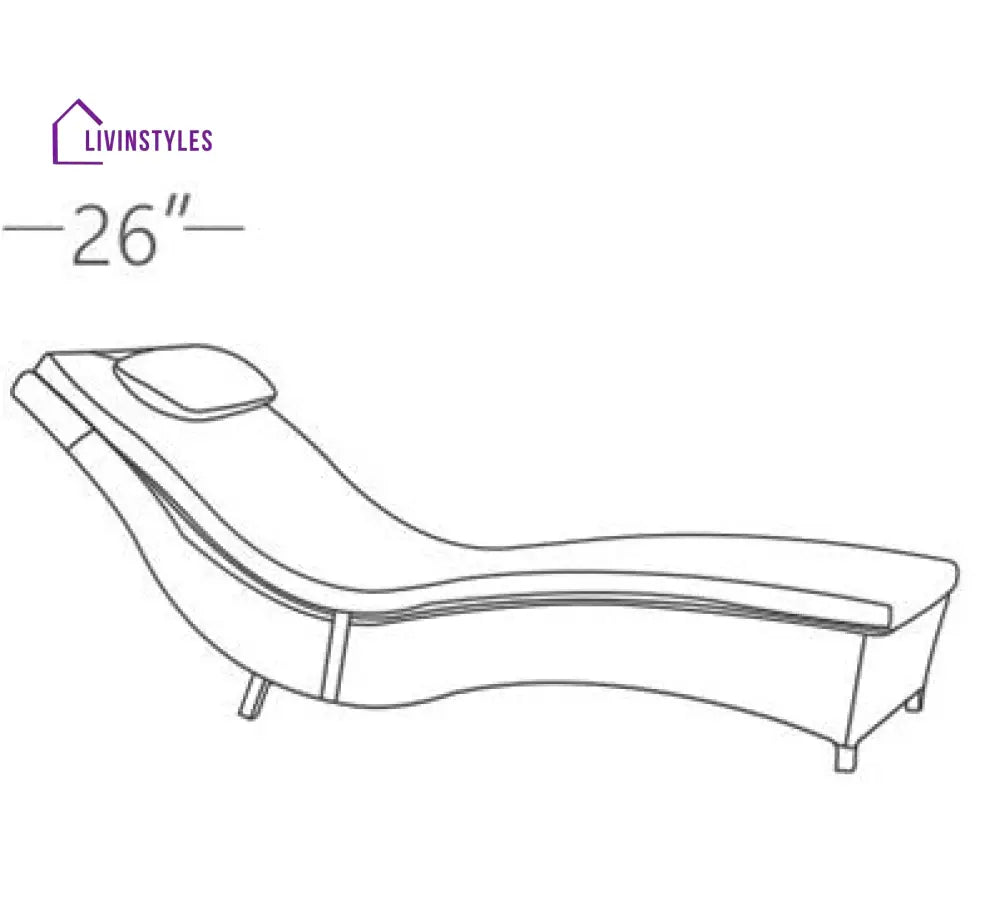 Ally Outdoor Swimming Poolside Lounger (Brown) - Loungers