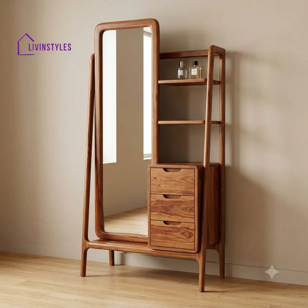 Alphonse Premium Solid Wood Dressing Table for Bedroom | New Designer Dressing Unit