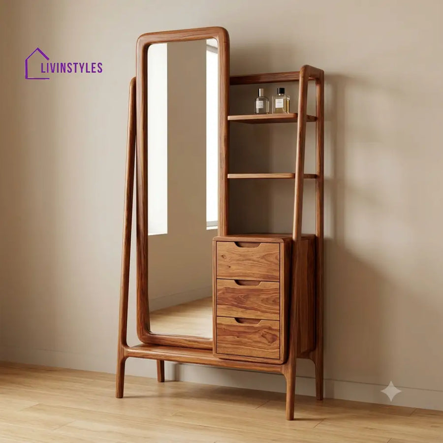 Alphonse Premium Solid Wood Dressing Table for Bedroom | New Designer Dressing Unit