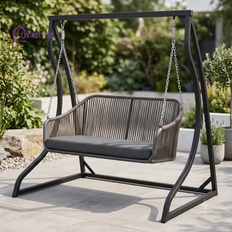 Althea Outdoor 2 Seater Swing Chair with Stand | Premium Finish Product Online