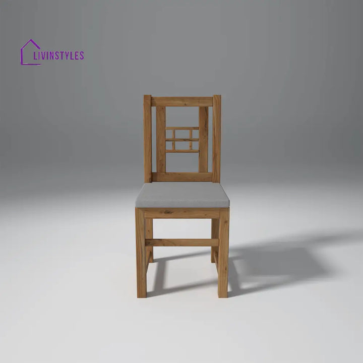 Alyona Acacia Wood Dining Set with Natural Finish table
