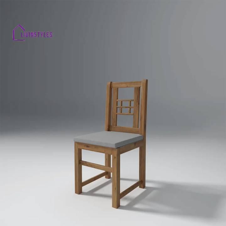 Alyona Acacia Wood Dining Set with Natural Finish table
