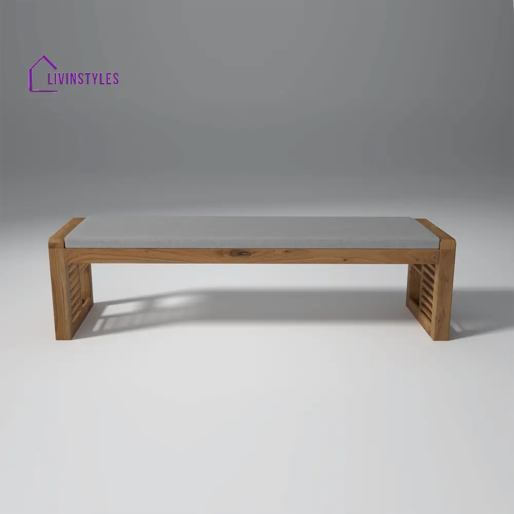 Alyona Acacia Wood Dining Set with Natural Finish table