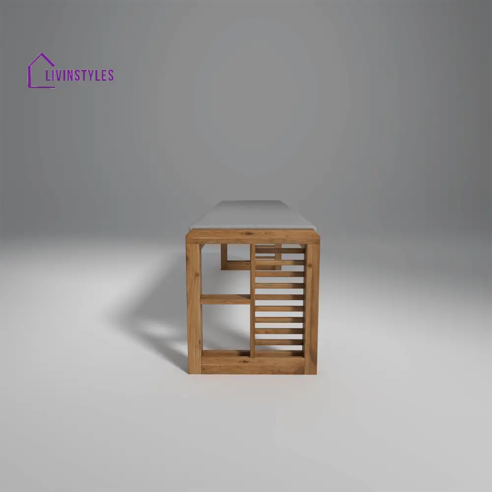Alyona Acacia Wood Dining Set with Natural Finish table
